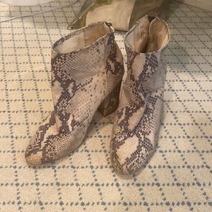 Steve Madden Snakeskin Booties